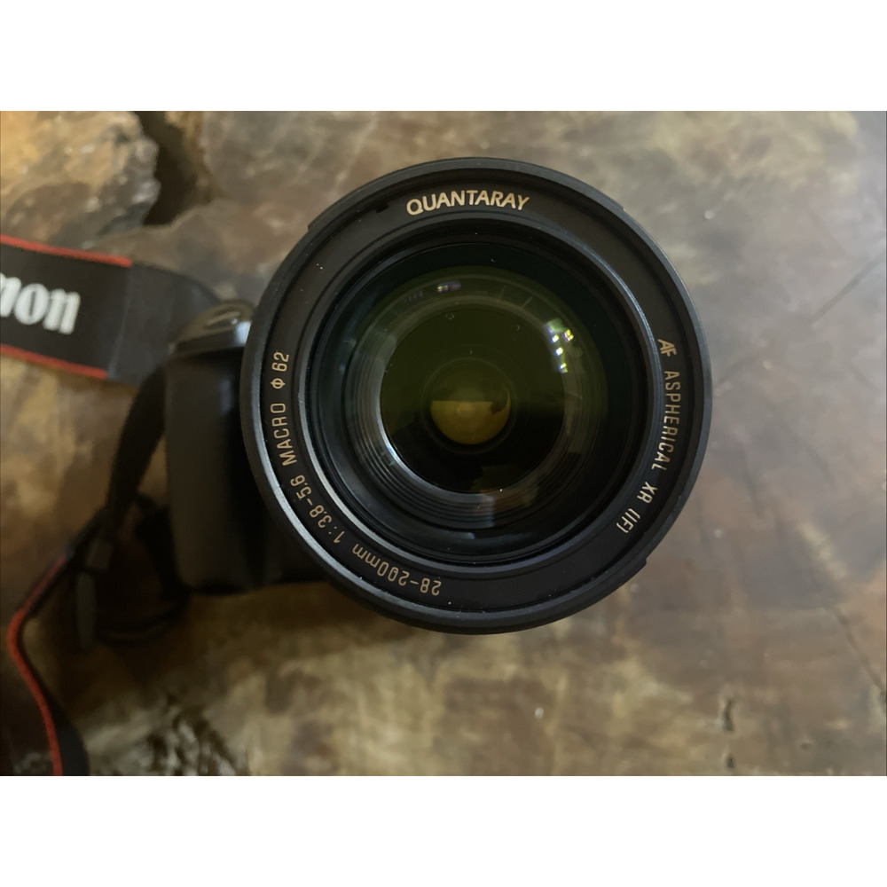 Used/Good: Canon T3 DSLR 12.2 MP w/ Quantaray 28-200mm f/3.8-5.6 (SC: 1876)